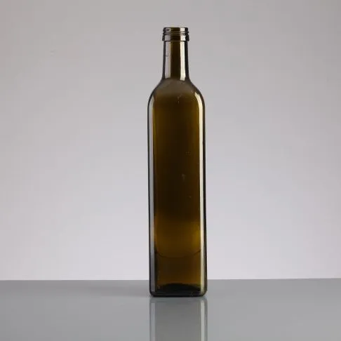 Square Olive Oil Glass Bottle
